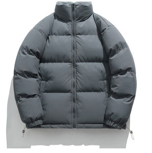 <b>Mens</b> Winter Hooded Puffer Jacket with <b>Sherpa</b> Lining Denim Warm Lightweight & Windproof Custom Logos Colors & Sizes Available - Product Image 6