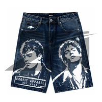 THAT'S AWFUL LOT COUPH SYRUP Pantalones Cortos de Mezclilla para Hombre, de Cintura Alta, Resistentes, con Costuras Premium, de Secado Rápido, Transpirables y Personalizables