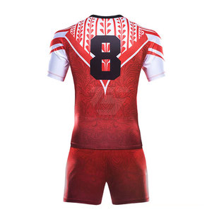 Dernier modèle d'uniforme de rugby fabriqué au Pakistan, 100% polyester, pour adultes, à bas prix - Product Image 2