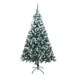 Albero di Natale Bianco in PVC da 2,4 m con 870 Rami, Funzionamento a Batteria, Alta Qualità per Decorazioni Interne ed Esterne - Product Image 3