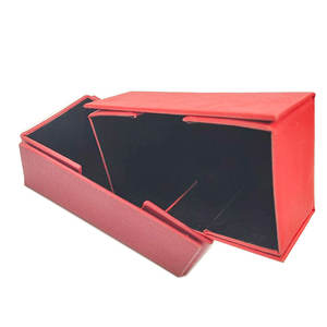 Plateau à dés hexagonal pliable en cuir, taille personnalisée, haute qualité, unisexe, pour jeux de dés à domicile, accessoires de rangement - Product Image 4