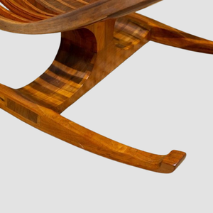 Modern Wooden Rocking <b>Chair</b> Nordic Leisure Lounge Seat for Living Room <b>Bedroom</b> Dining Apartment - Product Image 5