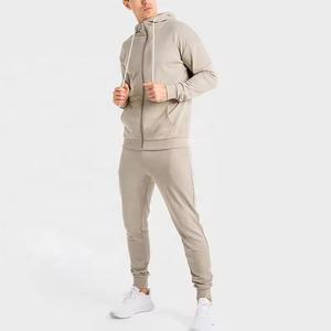 Vêtements de sport Survêtement pour homme Gym Wear Sweat à capuche zippé et pantalon de survêtement pour homme Jogging avec poches latérales Survêtement unisexe - Product Image 1