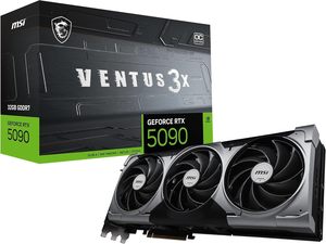 Scheda Grafica da Gaming MS NVIDI GeForce RTX 5090 32G Ventus 3X OC, GDDR7 512-bit, Frequenza Boost fino a 2452 MHz, PCIe Gen 5, DLS - Product Image 2
