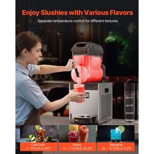Commercial 12L Single Tank Stainless Steel Margarita Smoothie Frozen <b>Drink</b> Maker 48 Cups Slushy Machine <b>Drink</b> <b>Dispenser</b> - Product Image 3