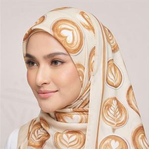 Pañuelo Hijab para Mujer, Diseño Cuadriculado Estampado, Transpirable, Ecológico, Suave y de Primera Calidad, Marca Gelasia - Product Image 3