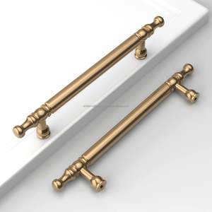 Poignée de meuble en métal artisanal conçue pour les besoins de quincaillerie de cuisine, de tiroirs et de placards design - Product Image 1