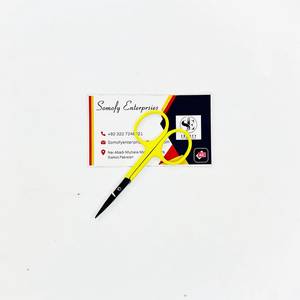 Tijeras de Belleza para Uñas de Marca Privada, Mango con Recubrimiento en Polvo, Acero Inoxidable, Hoja Recta Afilada para Cejas, Pestañas y Manicura - Product Image 6