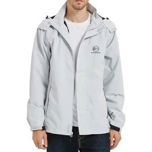Veste de pluie légère et respirante à fermeture éclair intégrale 100% polyester Prix raisonnable Veste d'hiver pour homme - Product Image 3