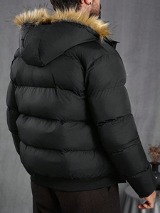 New High Quality OEM Customized Printed Padded Bubble Warm Winter Men <b>Coats</b> Puffer Jacket 2026 <b>Heated</b> Men winter jacket - Product Image 4