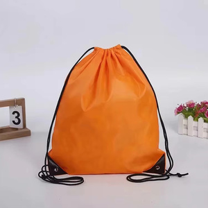 Sac de sport en nylon réutilisable et personnalisable avec cordon de serrage, imperméable, léger, écologique, pour les voyages, le yoga, la remise en forme, le quotidien - Product Image 1
