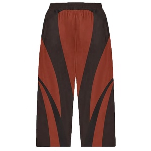 2025 conjunto de chándal cortavientos de gran tamaño para hombre, Material de nailon, pantalones acampanados a prueba de viento, chándal para atletismo de invierno, conjunto de 2 uds. - Product Image 6