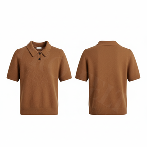 Camiseta Polo de Manga Corta de Algodón y Poliéster para Hombre, Tejido Suave de Mezcla de Algodón, Corte Clásico, Cuello con Botones, Ropa Casual - Product Image 6