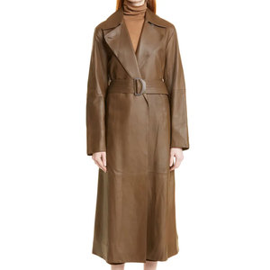 Abrigo Largo con Cinturón para Mujer, Ropa de Invierno Elegante, Cálida y Cómoda, Fabricante Mayorista de Ropa Casual para Mujer - Product Image 2