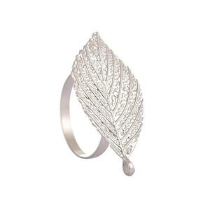 Anillo para Servilletas de Metal con Diseño de Mariposa, Acero Inoxidable Ecológico, Corte Láser, Color Natural, Accesorios de Mesa para Bodas y Hogar, Diseño Moderno - Product Image 3