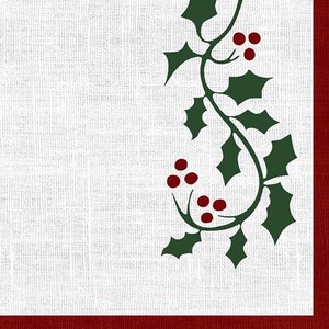 Hermoso mantel individual con diseño de bordado navideño para decoración del hogar en Navidad con tamaño y logotipo personalizados. - Product Image 3