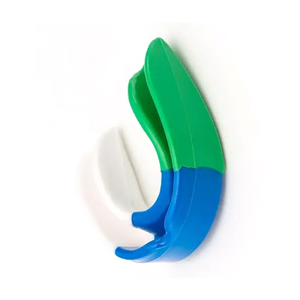 Protège-dents en silicone moulable vert bleu blanc, ajustement universel, léger, équipement de protection sportive pour la boxe, adultes - Product Image 6