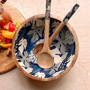 Producto en Oferta, Tazones Modernos Desechables para Servir Ensaladas, Hechos a Mano con Madera de Acacia, Vajilla para Fiestas, HANDICRAFT HUB Uttar Pradesh - Product Image 5