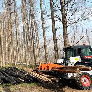 Pinza a scheletro per skid steer da 72 pollici, attacco universale, apertura braccio 34 pollici, spaziatura denti 3 pollici, capacità di carico 2600 libbre, TMG SG73 - Product Image 6