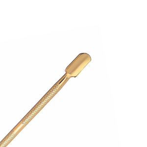 Pousse-ongles double extrémité en acier inoxydable pour la beauté et le soin professionnel, outil professionnel de préparation des ongles - Product Image 3