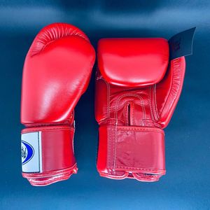 Dernier design Fair tex Gants de boxe Muay Thai personnalisés pour le sparring et l'entraînement au kickboxing en cuir de vachette véritable UV RL-BS-123 - Product Image 6