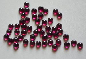 Garnet Rhodolite Naturel Rond Cabochon Lisse, Pierre Précieuse en Vrac, Offre en Gros pour Grossistes à Prix d'Usine - Product Image 3