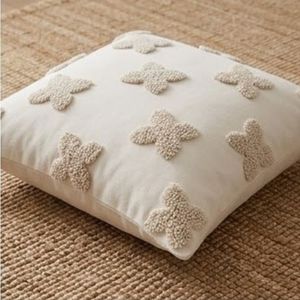Nouvelle arrivée, housse de coussin carrée de style nordique avec motif papillon brodé en beige, 100% coton, décoration de salon - Product Image 6
