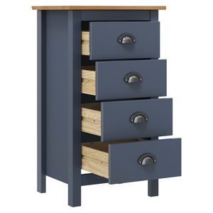 18.1 in legno di pino massiccio grigio collina "x 13.8" x 31.5 "credenza - Product Image 3