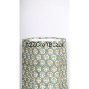 Poubelle élégante hexagonale pliable en carton de papier coton fait main, à ouverture supérieure, imprimée, pour usage intérieur/extérieur, rue, bureau, déchets - Product Image 2