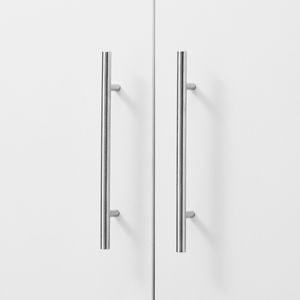 Armadio a Muro a 2 Ripiani da 36 Pollici con Mensola Regolabile e 2 Ante, Mobile da Parete per Lavanderia per Organizzazione Guardaroba - Product Image 6