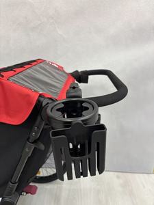 Support de tasse pliable ZX-250 et support de téléphone 3-en-1 avec pince ou sangle de fixation pour poussette ou vélo, installation facile - Product Image 1