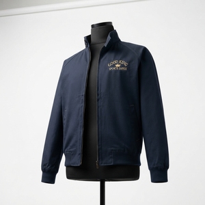 Wholesale Harrington <b>Men</b> Outdoor <b>Jackets</b> New Fashion Lightweight Casual Zip Up Harrington <b>Jacket</b> - Product Image 2