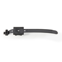 Attaches-câbles Essentra réglables, fixation par vis, noires, nylon 6/6 UL94 HB, sangle de fixation universelle UMS