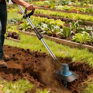 Motoculteur électrique sans fil 800W 21V, profondeur de travail 6,69 po, profondeur de travail du cultivateur 8,66 po, motoculteur 800W - Product Image 4