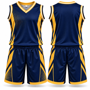 Conjunto de Uniforme de Baloncesto Personalizado, Camiseta y Pantalones Cortos para Hombres, Niños y Equipos Juveniles, Ropa Deportiva Sublimada, Fabricante OEM - Product Image 2