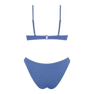 Conjunto de Bikini de Cintura Alta para Mujer, 2 Piezas, Estampado, Spandex/Nailon, Impermeable, Secado Rápido, Anti-UV, Fabricante de Trajes de Baño OEM, Personalizable - Product Image 2