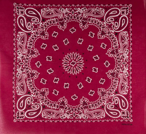 Bandana carré pour adulte à motif de points et de lettres, personnalisé pour la saison printanière, 100% coton uni, mode sans couture - Product Image 1