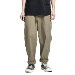 Pantalon de jogging avec logo personnalisé de qualité supérieure pour hommes pantalon de survêtement en coton blanc pantalon cargo à cordon de sport pour hommes - Product Image 1