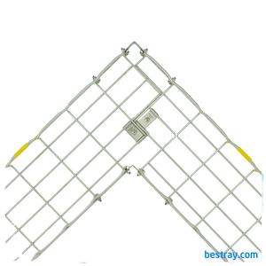 Bandeja de gestión de cables Bestray Horizontal Elbow 90 Grados, para esquinas, de acero inoxidable 304 con diseño perforado, suministro directo de fábrica - Product Image 2