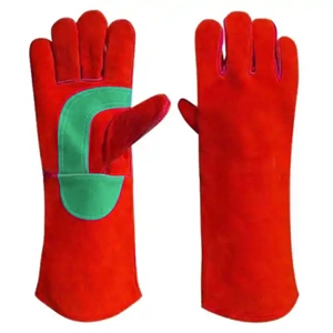 High Quality Long-Lasting Reinforced Cowhide Split Leather <b>Gloves</b> Heat Spark Resistant Construction Welders Safety <b>Gloves</b> - Product Image 6