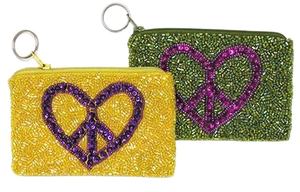 Porte-monnaie en perles multicolores, nouvelle broderie à la main, porte-monnaie NASH VILLE, à utiliser comme trousse de maquillage pour femmes, petit portefeuille, porte-monnaie - Product Image 5