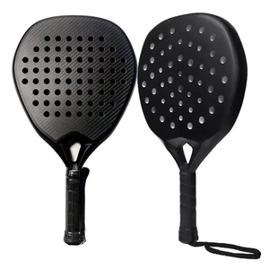 Raquetas de Pádel Portátiles Personalizadas Vivouge Industries, Raquetas de Tenis de Playa, 100% Fibra de Carbono, Empuñadura de Nylon, Red de Nylon - Product Image 1