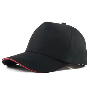 Casquettes de baseball 5 panneaux brodées en 3D de haute qualité pour juniors avec doublure en satin – Vente en gros - Product Image 4