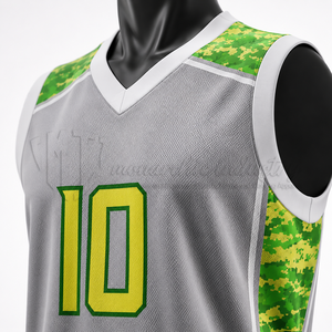 Fabricante de Uniformes de Baloncesto Personalizados, Conjunto de Camisetas de Baloncesto Sublimadas, Ropa Deportiva de Baloncesto con Camuflaje Digital para Equipos - Product Image 6