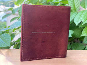 New Real Handmade Genuine Leather Men <b>Wallet</b> Stylish Ideal Size Real Genuine Leather Multi Uses Purse ATM <b>Card</b> <b>Holder</b> Men <b>Wallet</b> - Product Image 2