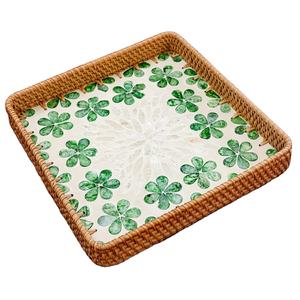 Artisanat naturel-Plateau de service en perles pour transformer votre expérience d'hébergement d'événements - Product Image 3