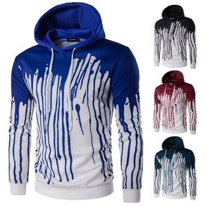 เสื้อฮู้ดผ้าฝ้ายอินทรีย์โอเวอร์ไซส์สำหรับผู้ชายพิมพ์ลายแนวสตรีท - Product Image 4