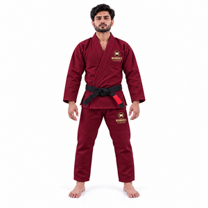 ชุดยิวยิตสูแบบสั่งทำพิเศษ BJJ Gi ผ้าเพิร์ลวีฟ ชุดฝึกซ้อม 100% ผ้าฝ้าย น้ำหนักเบา ระบายอากาศได้ดี เย็บตะเข็บเสริมความแข็งแรง - Product Image 1