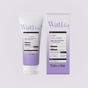 cleanser face wash Watiforskin Whatiforskin Squeaky <b>Clean</b> PDRN Collagen Deep <b>Clean</b> Whipping Cleansing <b>Foam</b> - Product Image 4