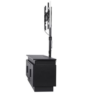 Mobile TV di Lusso da 52 Pollici con Supporto per TV fino a 75 Pollici, Luci LED, Centro Intrattenimento, Presa di Corrente, Altezza Regolabile, Console TV di Lusso - Product Image 1